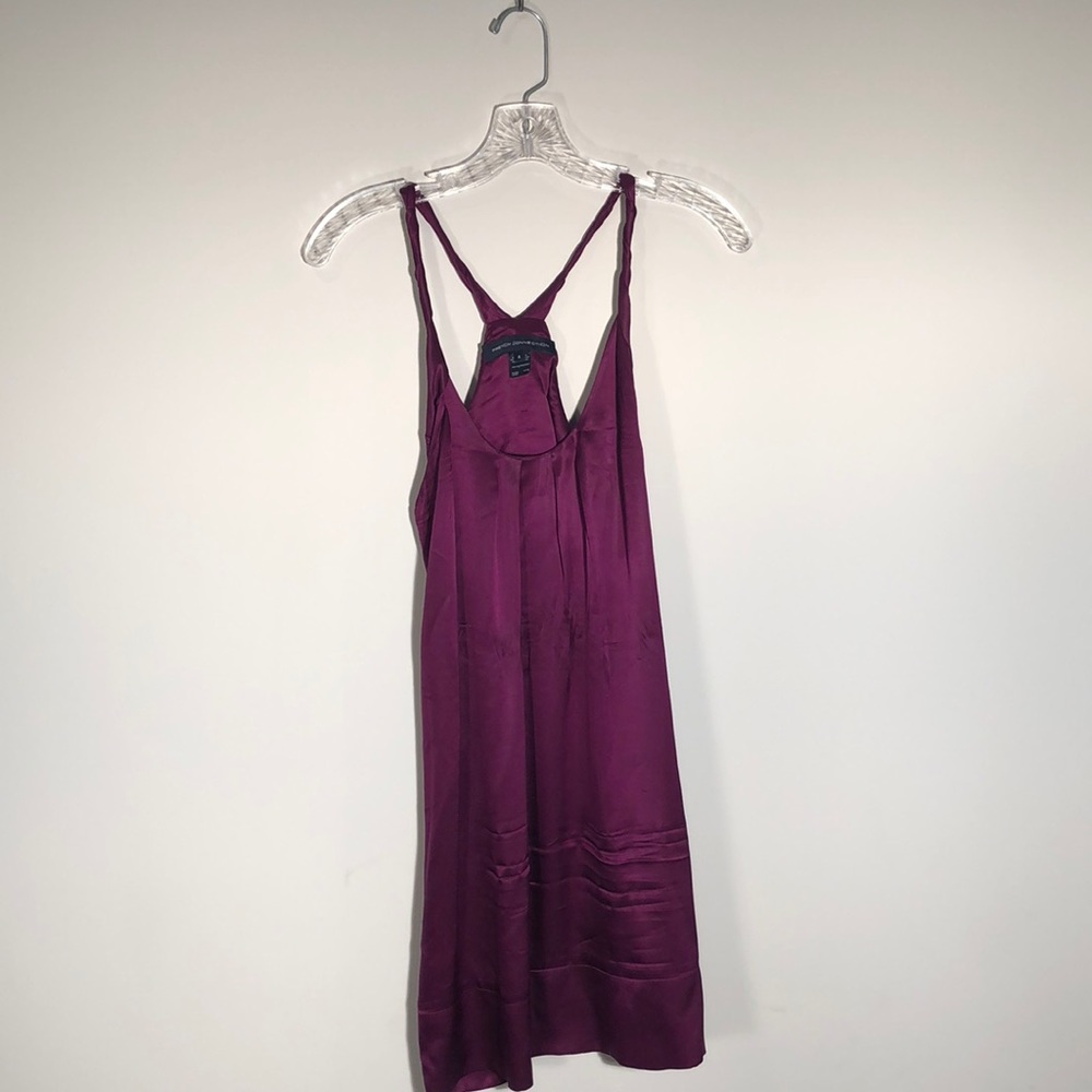 French Connection Satin Racerback Dress